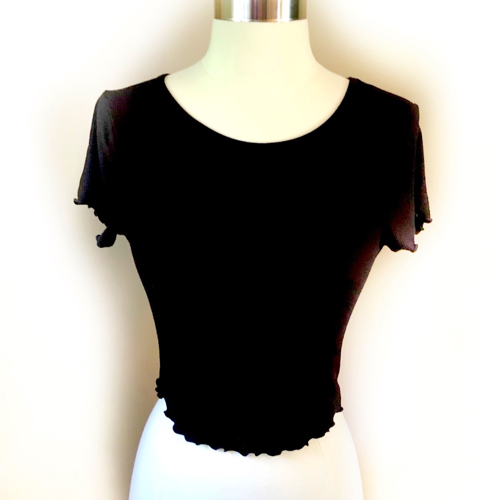 3 / $25 Y2K ribbed crop top size medium